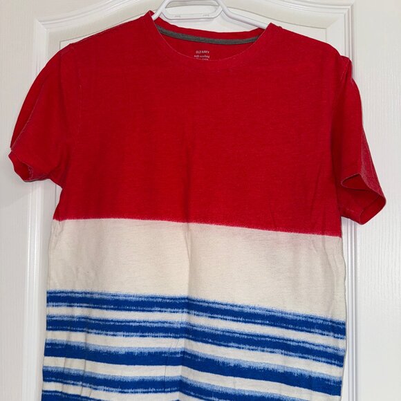 Old Navy Red White and Blue T-shirt - Picture 1 of 5